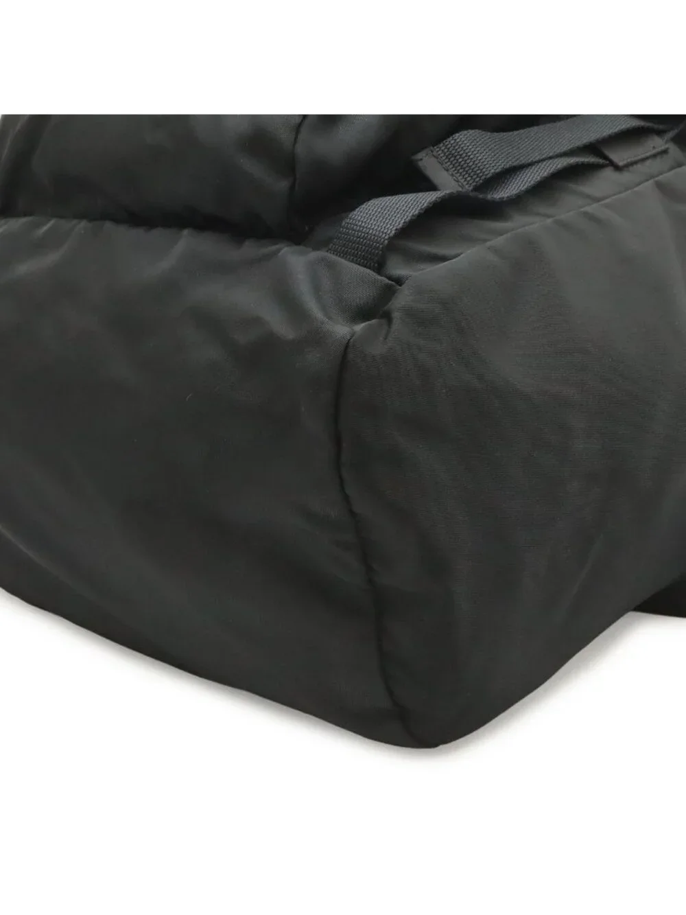 Prada Triangle Logo Backpack Nylon Nero Black Silver